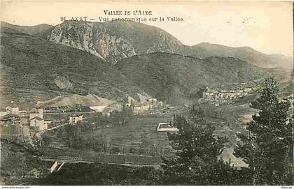 Carte Postale Ancienne - 11 - Axat - La Vallée de l'Aude - Vue panoramique sur la Vallée - CPA - Voir Scans Recto-Verso