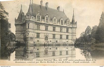CPA Azay le Rideau Chateau National
