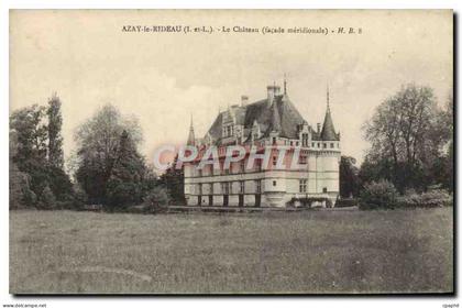 CPA Azay Le Rideau Le Chateau