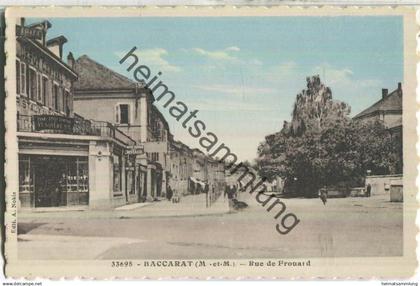 Baccarat - Rue de Frouard - Edition C.L.B. Besancon