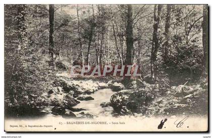 CPA Bagneres De Bigorre Sous bois