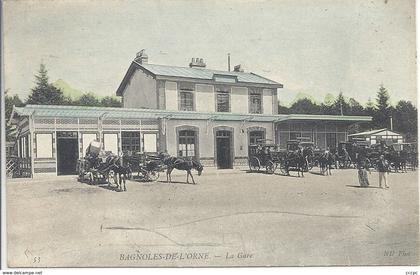 CPA Bagnoles-de-l'Orne La Gare