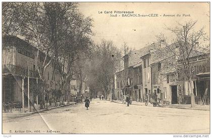 Gard- Bagnols-sur-Cèze -Avenue du Pont.
