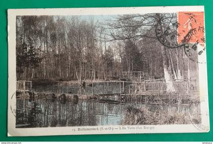 1932- Ballancourt sur Essonne [91] Essonne- l'ile verte les étangs Carte Postale Europe France CPA colorisée