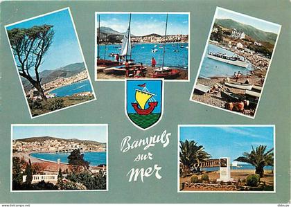 66 - Banyuls sur Mer - Multivues - Blasons - CPM - Voir Scans Recto-Verso