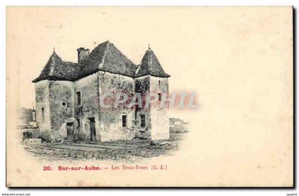 Bar sur Aube - Les Trois Tours - CPA