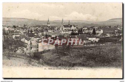 Bar sur Aube - Vue Generale - CPA