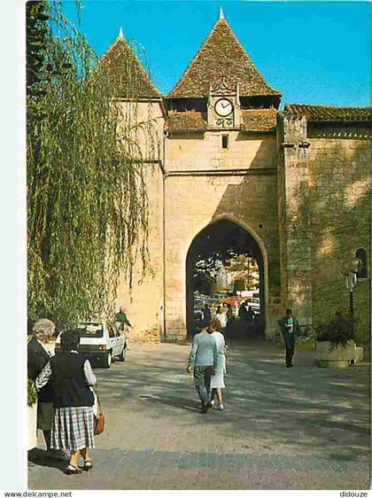 Carte Postale - 32 - Barbotan les Thermes - Le porche - Automobiles - Flamme Postale de Barbotan les Thermes - CPM - Voi