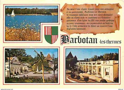 Carte Postale - 32 - Barbotan les Thermes - Multivues - Lac d'Uby - Blasons - Flamme Postale de Barbotan les Thermes - C