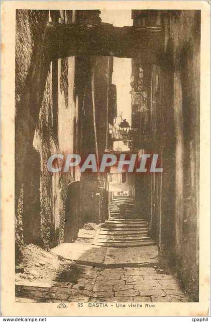 CPA Bastia Une vieille Rue