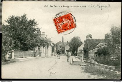 Carte postale - France - Baugy - Route d'Avor (CP27545)