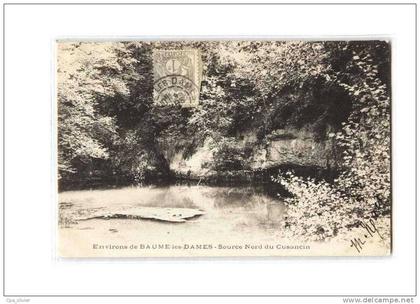 25 BAUME LES DAMES (environs) Source Nord du Cusancin, ed ?, 1903