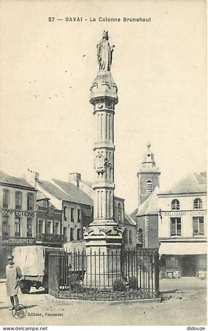Carte Postale Ancienne - 59 - Bavai - La Colonne Brunehaut - Animée - CPA - Voir Scans Recto-Verso - Poscard - Carta Pos