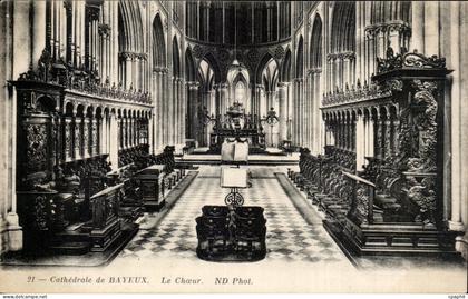 CPA Bayeux Cathedrale Le choeur