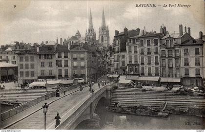 Bayonne cPA Le pont Marengo