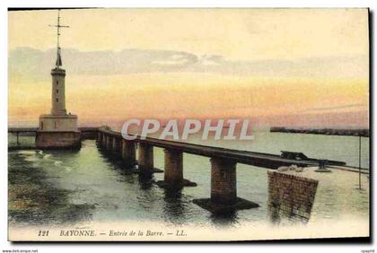 CPA Bayonne Entree de la Barre