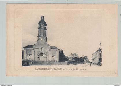 CP - 61 - Bazoches-sur-Hoene - Route de Mortagne