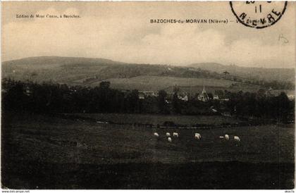 CPA BAZOCHES-du-MORVAN - Vue générale (456707)
