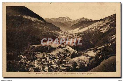 Beaufort - Vue Generale et le Mont - CPA