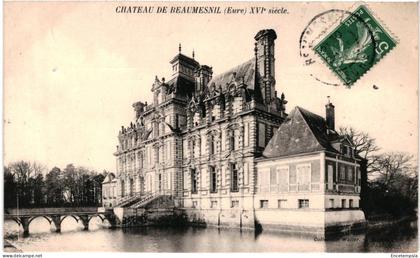 CPA  Carte  Postale  France Beaumesnil Le Château 1908 VM111074