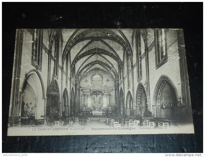 BEAUMONT-DE-LOMAGNE - INTERIEUR DE L'EGLISE - 82 TARN & GARONNE (Q)