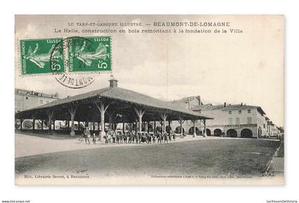 Beaumont-de-Lomagne – La Halle, construction en bois – France – Édit. Librairie Serres
