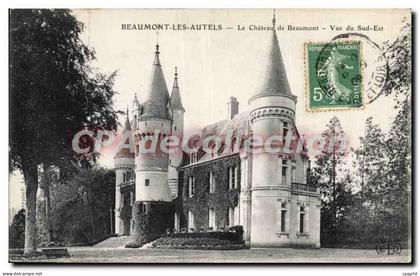 CPA Beaumont Les Autels Le Chateau De Beaumont