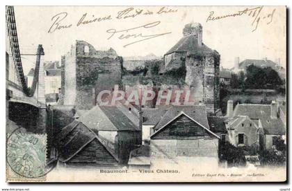 CPA Beaumont Vieux chateau