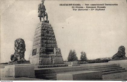 CPA Beaumont Hamel Parc commemoratif Terraneuvien