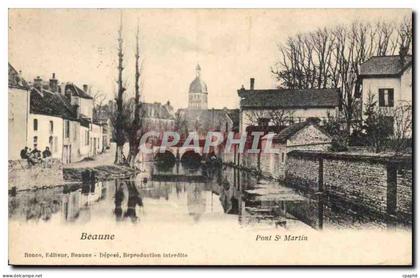 Beaune CPA Pont St Martin