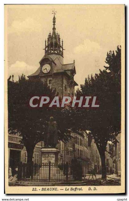 CPA Beaune le Beffroi