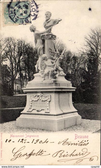 CPA Beaune Monument Joigneaux