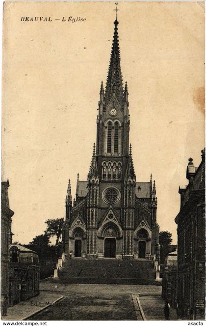 CPA Beauval eglise (1498708)