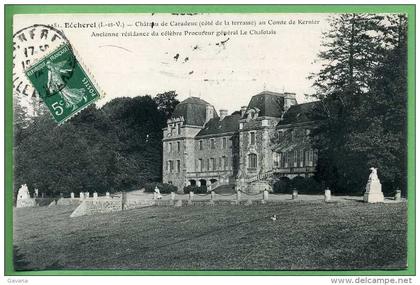 35 BECHEREL - Chateau de Caradeuc (coté de la terrasse)
