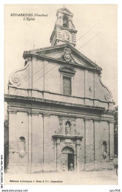 CAR-ADLP16-1016-84 - BEDARRIDES - L'église
