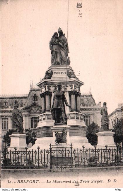 Belfort - le Monument des Trois Sièges