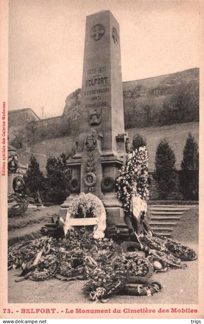 Belfort - le Monument du Cimetière des Mobiles