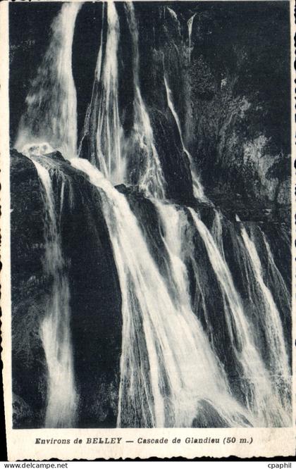 CPA Environs de Belley Cascade de Giandieu