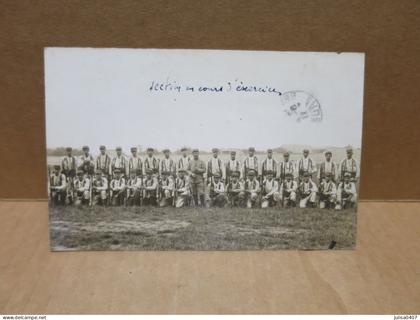 BERNAY (27) carte photo militaires groupe
