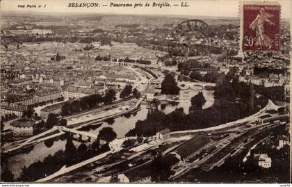 Besancon - Panorama pris de Brigille - CPA