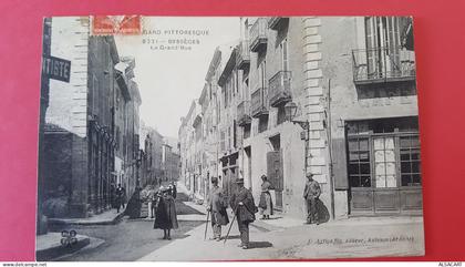 bessèges , la grande rue
