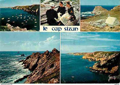 Carte Postale - 29 - Le Cap Sizun - Multivues - Folklore - Flamme Postale - Voir Scans Recto Verso