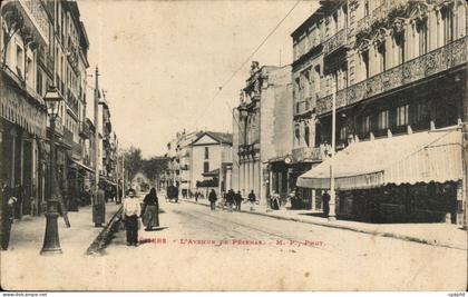 Beziers CPA Avenue de Pezenas