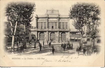 Beziers CPA Le theatre