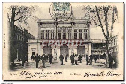 Beziers CPA Le theatre