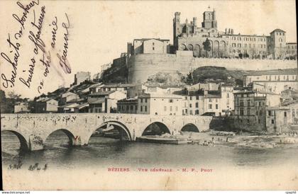 Beziers CPA Vue generale