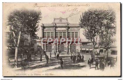 Beziers - Le Theatre - CPA