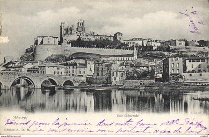 CPA Beziers Vue Generale