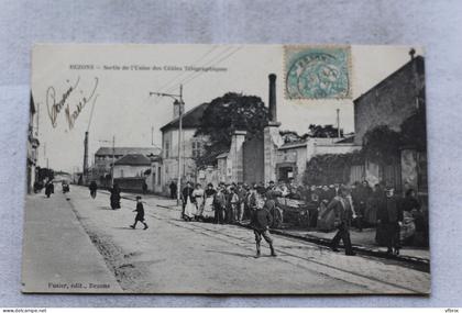 Bezons, sortie de l'usine des câbles télégraphiques, Val d'Oise 95