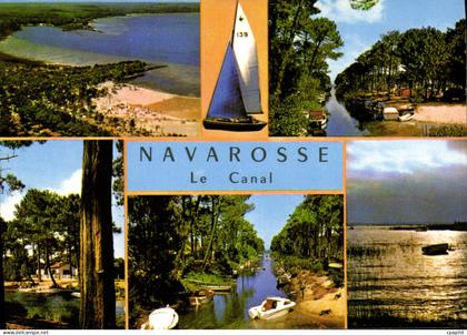 CPSM Biscarrosse Navarosse Les Plages Et Le Canal